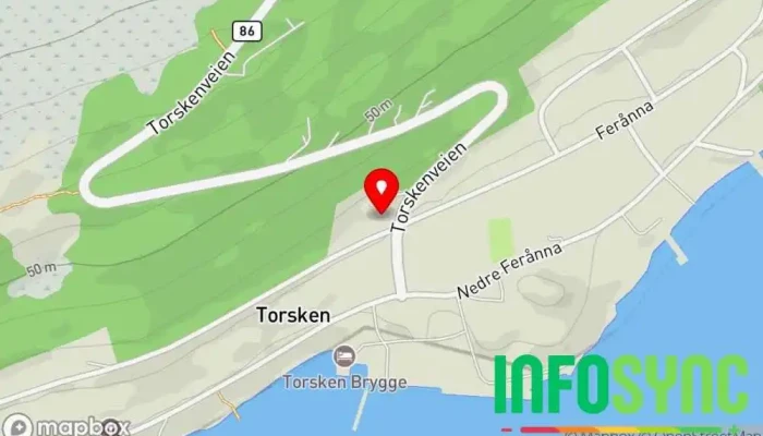 kart over Torsken  i Torsken