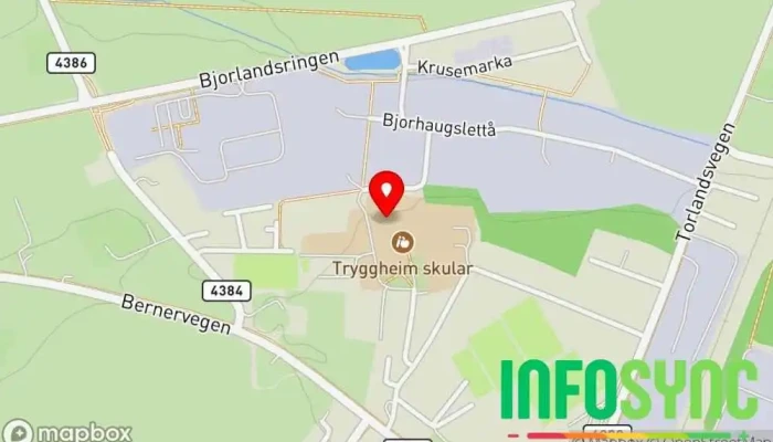 kart over tryggheimub Elektronikkprodusent i Nærbø