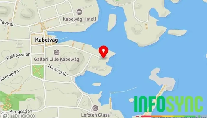 kart over Vågar Produkter AS Opplæringssenter i Kabelvåg