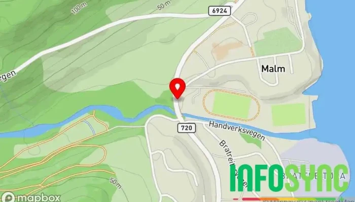 kart over Verran kommune  i 