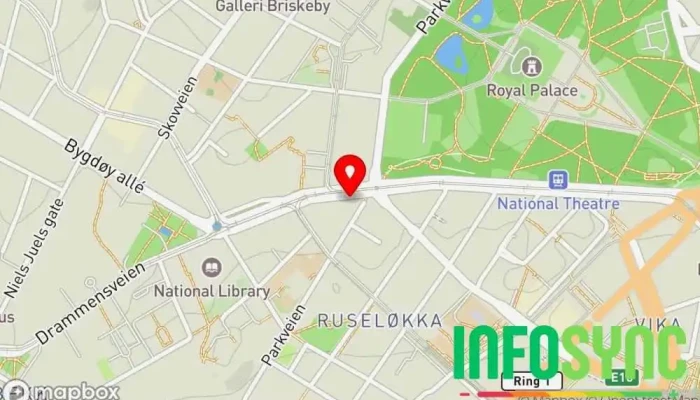 kart over Visindi AS Bedriftsrådgivning, Rekrutterer i Oslo