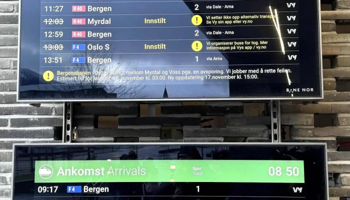 Voss Skilt -  Kulturminne - Vossevangen