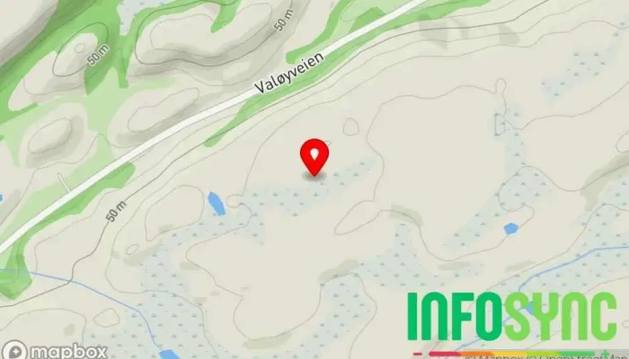 kart over Ytter-Vikna Øy i Rørvik